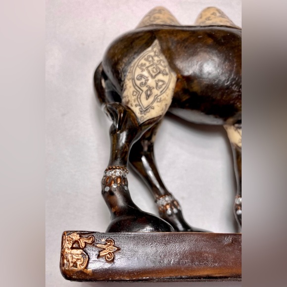 DECORATED CAMEL FIGURINE Statue Sculpture Home Decor Model Artware Room Ornament - Picture 5 of 11